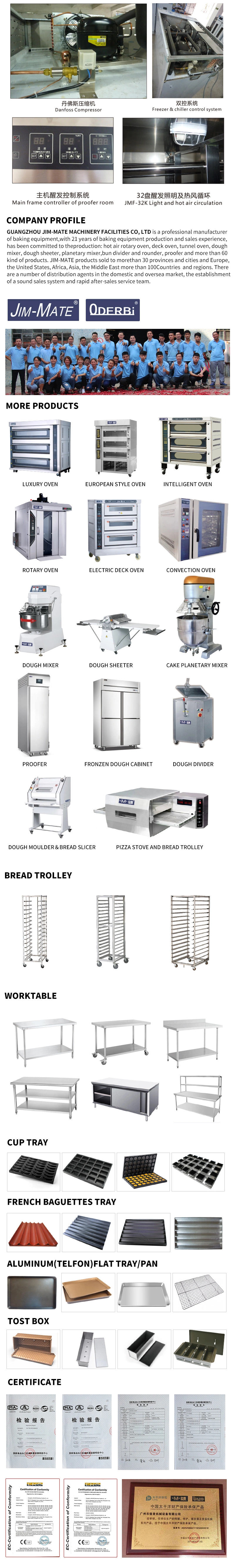 Jmf-16c Food Factory Proofer Cake Shop Proofer Catering Dough Proofer Manual 16 Trays Proofer